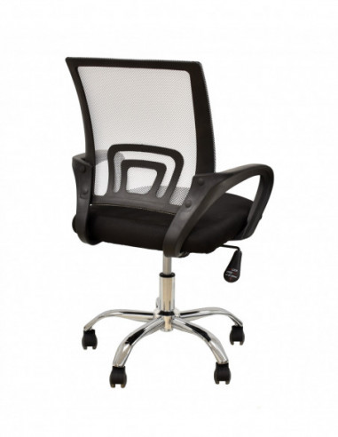 Sillón de oficina FISS NEW (M), negro,...