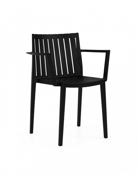 Sillón CHOPIN, apilable,  polipropileno blanco*