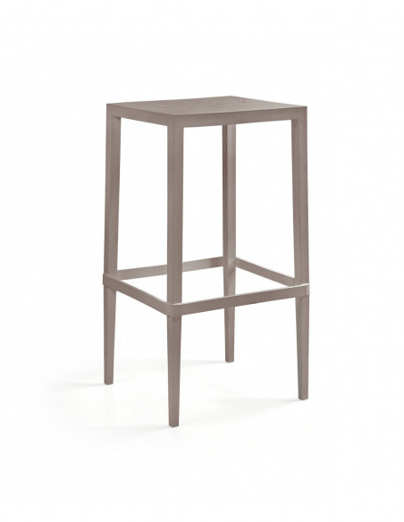 Mesa CHOPIN-103, apilable, polipropileno blanco, 50 x 50 x 103 cms