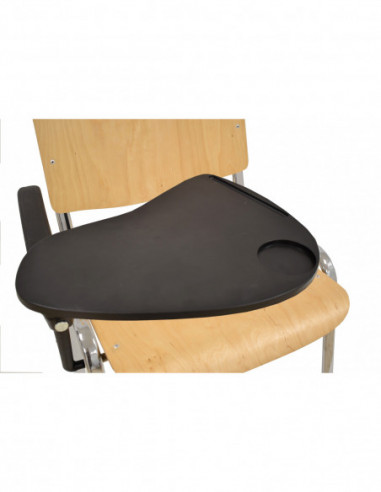 Silla NIZA NEW, chasis cromado, pala escritura,...