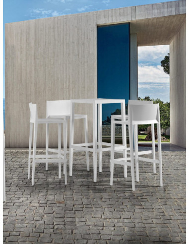 Taburete SUNNY 99, apilable, polipropileno antracita