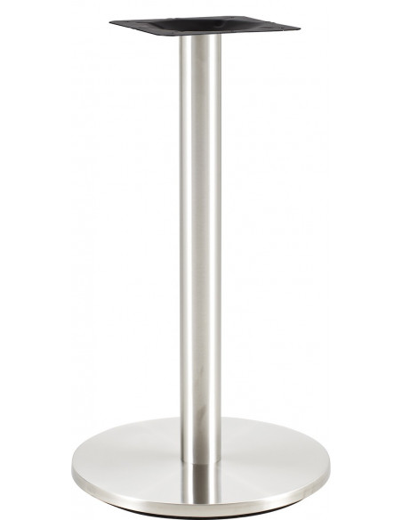 Base de mesa BENAGIL, acero inoxidable, 45 cms de diámetro, altura 72 cms