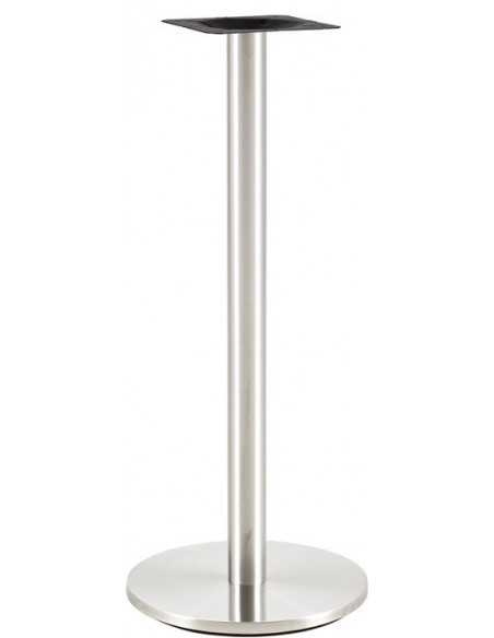 Base de mesa BENAGIL, alta, acero inoxidable, base 45 cms de diámetro, altura 110 cms