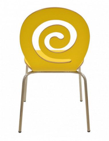 Silla PINSAPO, apilable, acero inoxidable,...