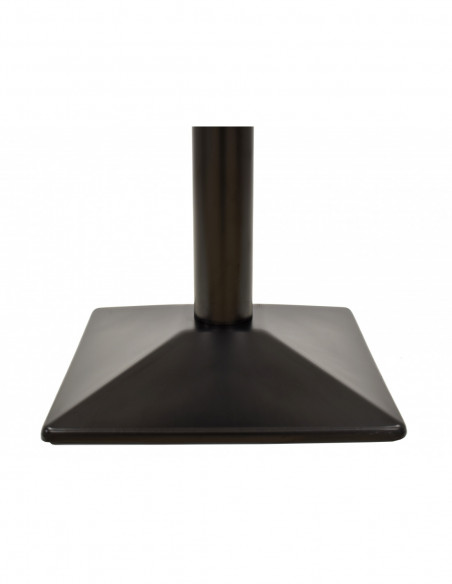 Base de mesa SOHO, alta, negra, base de 40 x 40 cms, altura 110 cms
