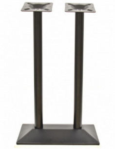 Base de mesa SOHO, alta, rectangular, negra, base de 70 x...