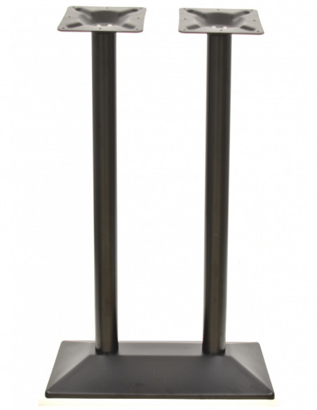 Base de mesa SOHO, alta, rectangular, negra, base de 70 x 40 cms, altura 110 cms