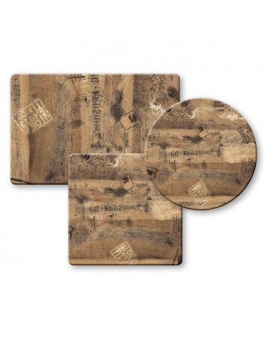 Tablero de mesa Werzalit-Sm, EX WORKS 122, 120 x 80 cms*