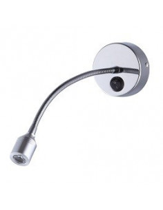 Lámpara WL-I502, aplique, cromado, lectura led