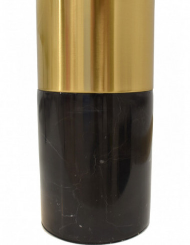 Lámpara NASHIRA, sobremesa, mármol negro,...