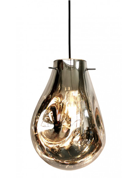 Lámpara MEISSA, colgante, cristal cromado