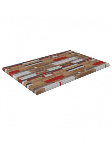Tablero de mesa Werzalit-Sm, KBANA RED 271, 110 x 70 cms*