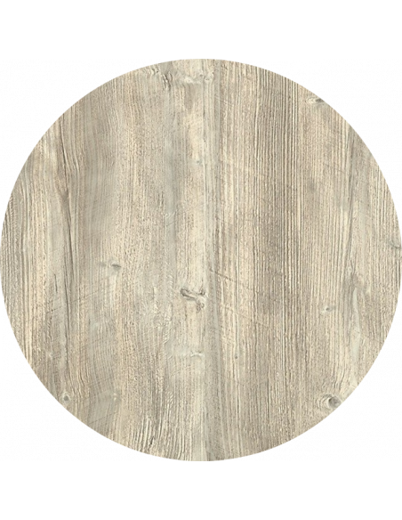 Tablero de mesa Werzalit-Sm, PONDEROSA BLANCO 178, 60 cms de diámetro*.