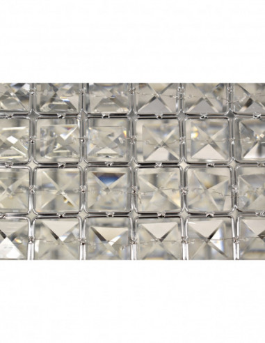 Lámpara ATRIA, colgante, metal, cristal