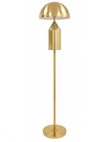 Lámpara MACAO, de pie, metal, dorada