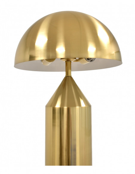 Lámpara MACAO, de pie, metal, dorada