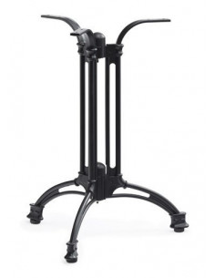 Base de mesa EIFFEL, aluminio, 3 pies, negra, altura 70...