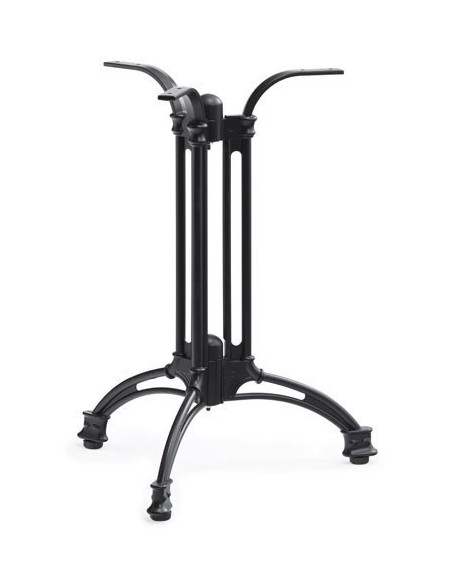 Base de mesa EIFFEL, aluminio, 3 pies, negra, altura 70 cms. ( Ver también 110.BEIF3ALNE )