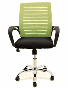 Sillón de oficina SUNSET, negro,regulación de altura,... 2