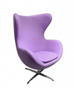 Sillón EG SH047, tapizado cachemira lila 47
