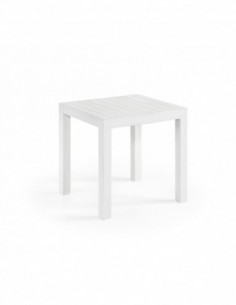 Mesa ODYSSEY, polipropileno blanco, 80 x 80 cms 2