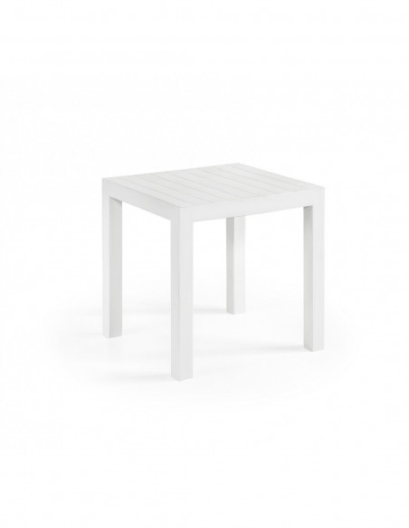 Mesa ODYSSEY, polipropileno blanco, 80 x 80 cms