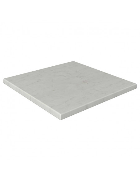 Tablero de mesa Werzalit-Sm, 70 MARMOR BIANCO, 70 x 70 cms*