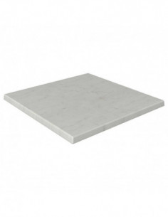 Tablero de mesa Werzalit-Sm, 70 MARMOR BIANCO, 60 x 60 cms*