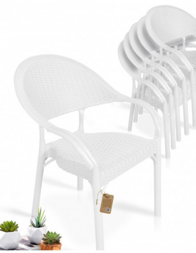 Sillón TORREMOLINOS, apilable, patas metálicas,...