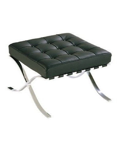 Ottoman BARNA (T), acero inoxidable, piel top...