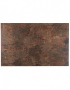 Tablero de mesa Werzalit-Sm, MARRÓN ÓXIDO 223, 110 x 70 cms