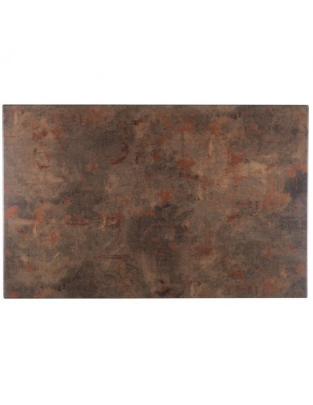 Tablero de mesa Werzalit-Sm, MARRÓN ÓXIDO 223, 110 x 70 cms