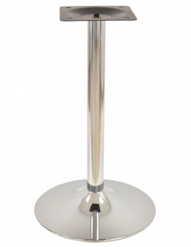 Base de mesa CRISS NEW, cromada, base 45 cms diámetro, altura 73 cms