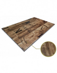 Tablero de mesa HD7346, vintage, 110 x 70 cms