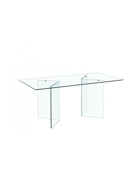 Mesa OTISH, cristal 180x90 cms