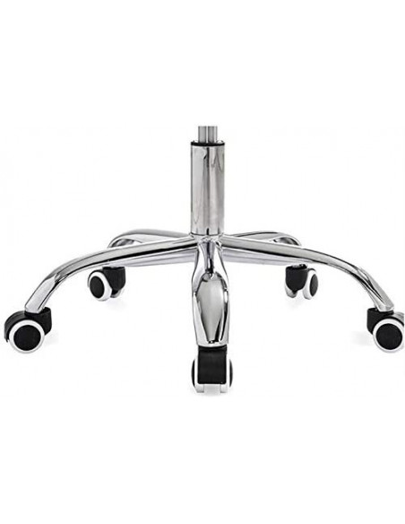 Sillón de oficina FISS NEW, blanco, regulación de altura, basculante, malla y tejido verde