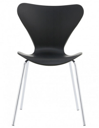 Silla ARNE NEW, apilable, cromada,...