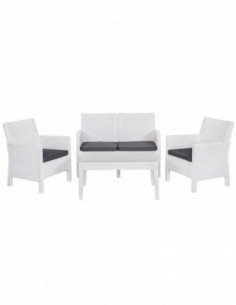 Set ADRIÁTICO, 2 Sillones + Sofá 2 plazas + mesa,...