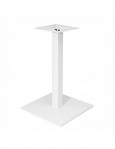 Base de mesa BEVERLY BL72, tubo cuadrado, blanca, base de...