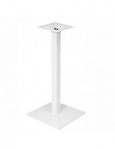Base de mesa BEVERLY BL110, alta, tubo cuadrado, blanca,...