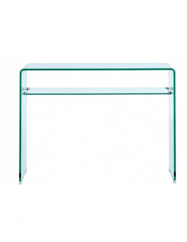 Consola CANADA (SU), cristal curvado, 100 x 33 cms