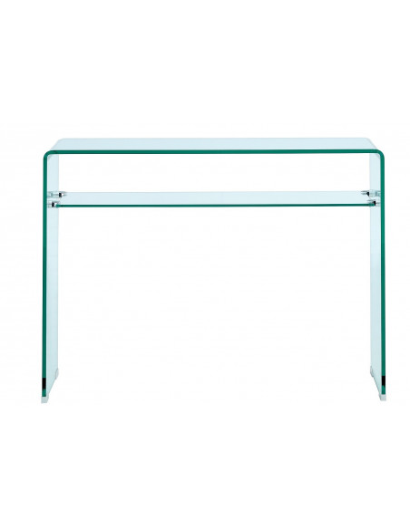 Consola CANADA (SU), cristal curvado, 100 x 33 cms