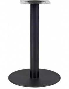 Base de mesa BOMBAY, tubo redondo, negra, base de acero...