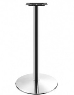 Base de mesa BENAMARA, alta, acero inoxidable, base de...