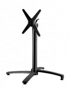 Base de mesa GUADIARO, abatible, aluminio, negra