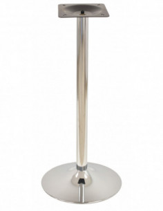 Base de mesa CRISS NEW, alta, cromada, base 45 cms...