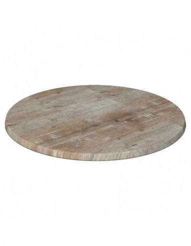Tablero de mesa Werzalit-SM, FINDUS GRAU 296, 70 cms de diámetro*.