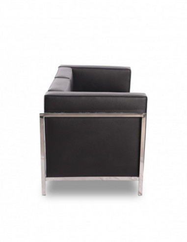 Sofá LOBBY, 3 plazas, acero inoxidable,...