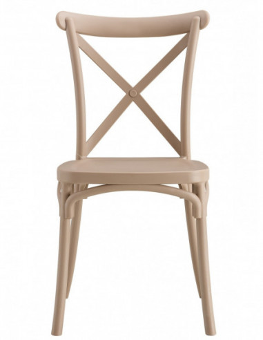 Silla CORFÚ, apilable, tratamiento anti UV,...