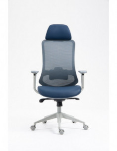 Sillón de oficina ARANJUEZ, alto, gris, ergonómico,... 2